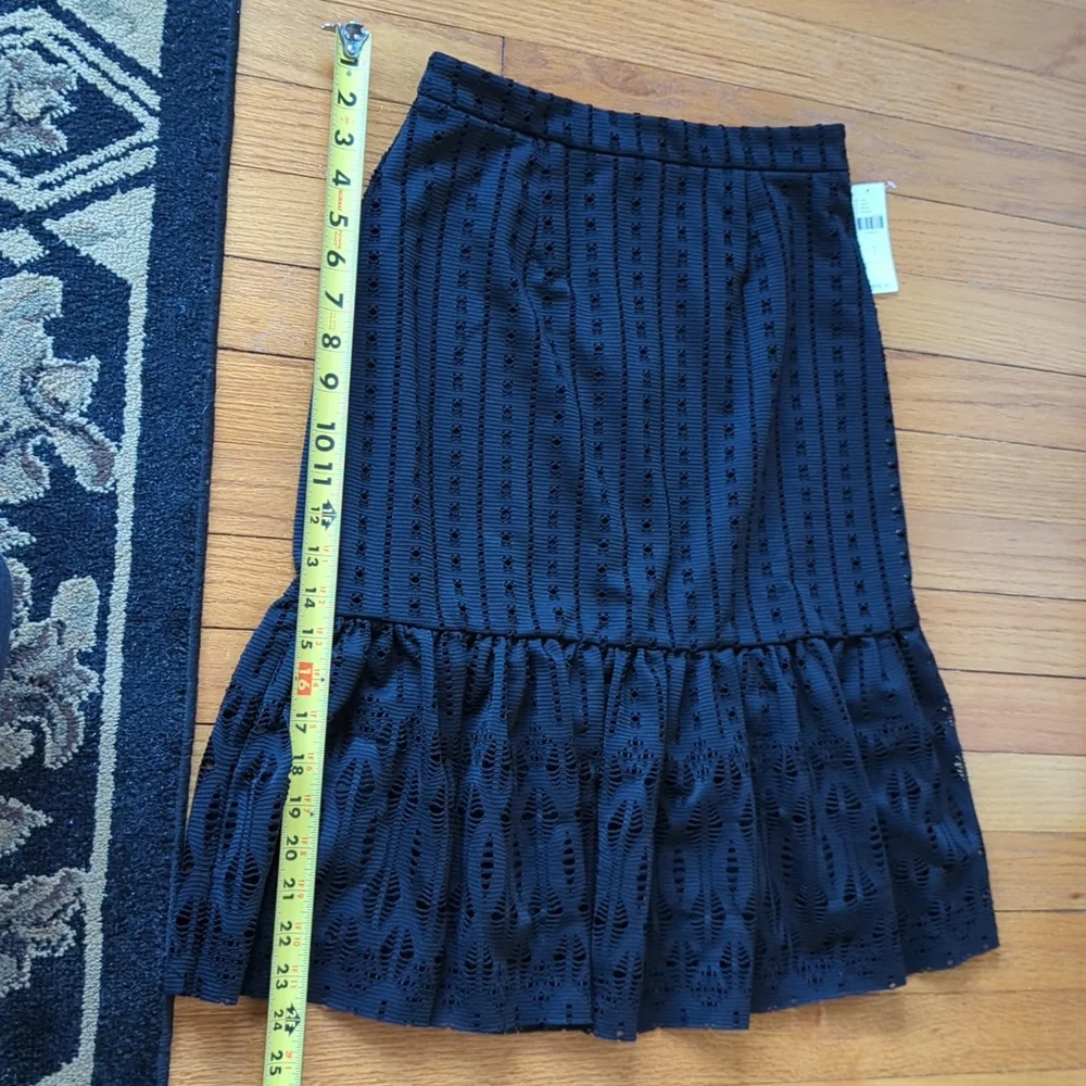 NWT Moulinette Soeurs Anthropologie Eyelet Ruffle Skirt size small - Picture 4 of 11